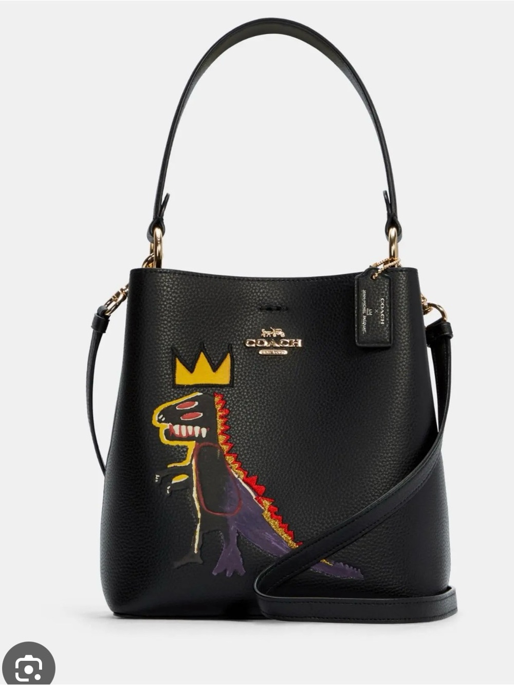 Coach x Jean Michel Basquiat Small Town Bucket Bag